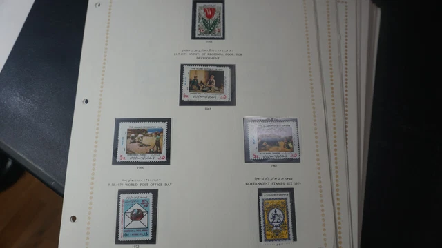 Wonderful Persimonia collection on pages MNH 1979-1985