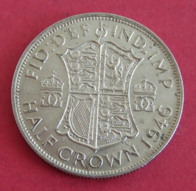 1946 George Vi Silver Half Crown