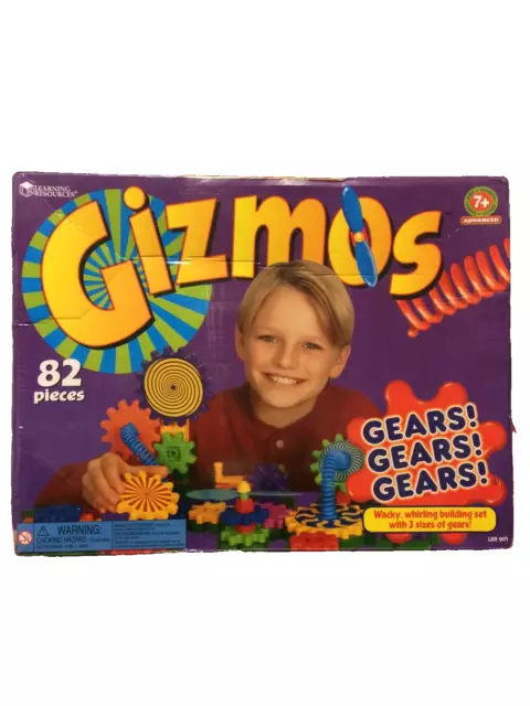 Gizmos Gears! Gears! Gears! Building Set With Three Sets Of Gears 82 Pieces