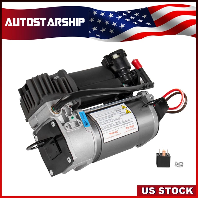1x Air Suspension Compressor w/ Relay For Mercedes-Benz S600 S500 E320 E430 W211