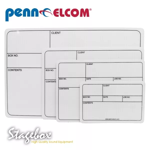 Self Adhesive Tour Label for Flightcase by Penn Elcom ,Heavy Duty