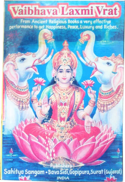 Nuevo Juego De 5 Pcs Vaibhava Lakxmi Vrat Katha Libro Para Regalo Religioso...