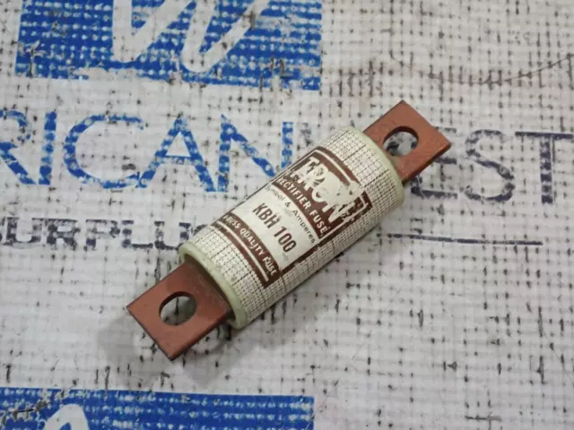 Bussmann Tron KBH-100 KBH100 100 Amp 500 Volt Rectifier Fuse