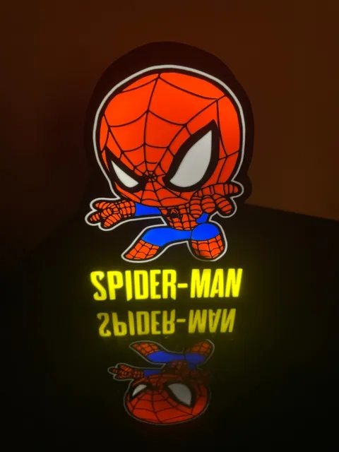 Spiderman LED light box marvel super hero super bright high quality for any room