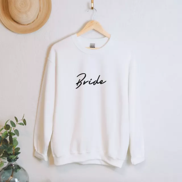 Bride Sweatshirt Wedding To Be Hen Party Fiance Mrs To Be Gift Friend Jumper