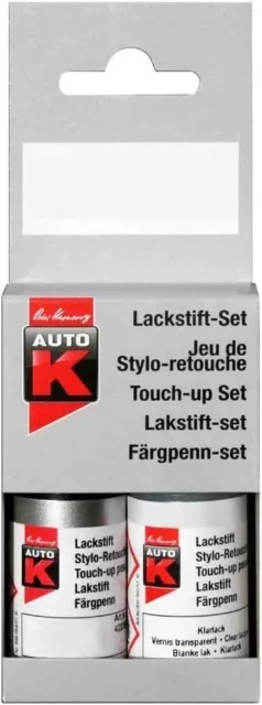 Kit stylo retouche de peinture MERCEDES 755 TENORITGRAU + VERNIS Auto-K 9 ml