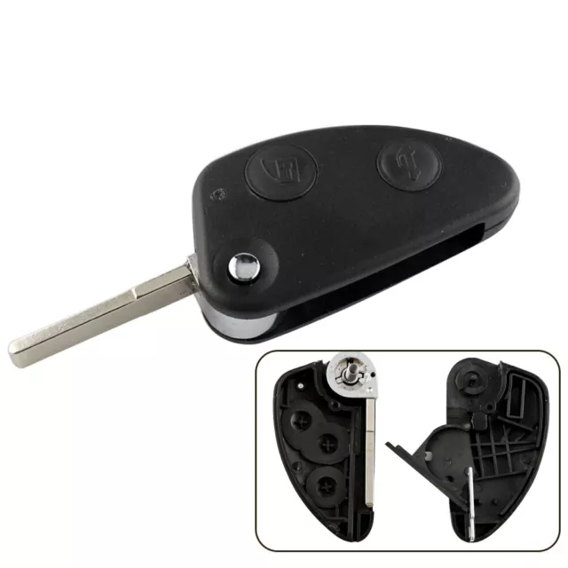 Flip Key Shell Case For Alfa Romeo 147 / 156 / 166 / GT 2 Buttons