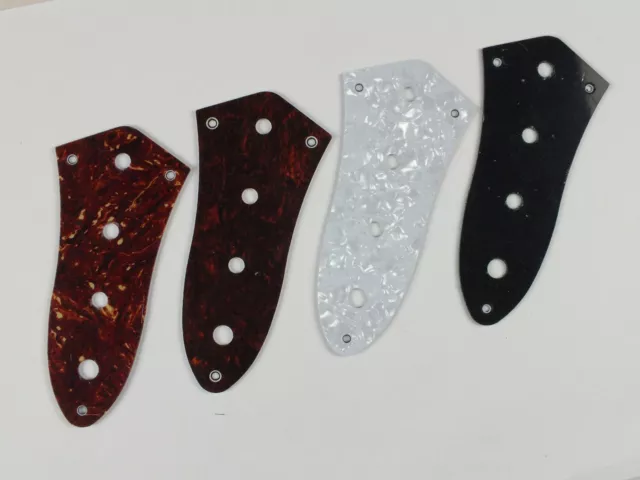 Scratch Plate CONTROL PLATE for Jazz J Bass style Guitars in 4 colours