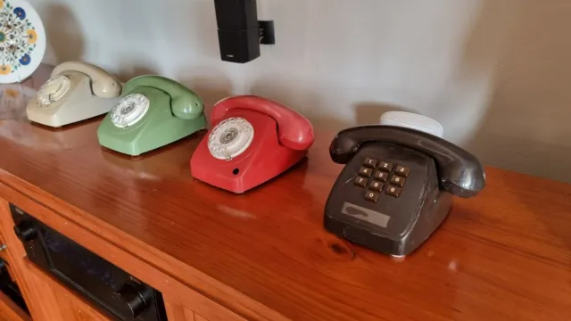 ANTIQUE NAUTICAL BRASS Telephone Mid Century old model Shiny brass telephone  $184.60 - PicClick AU