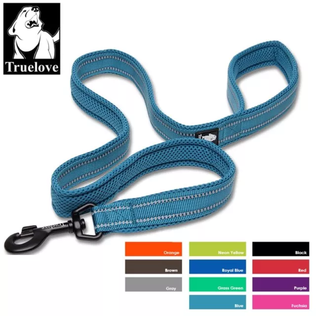 Truelove Soft Dog Pet Leash Harness and Collar Reflective Nylon Cat Mesh 110cm