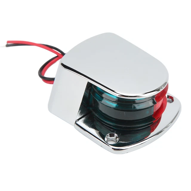 Boat Navigation Light LED Bow Light Red Green Lens IP67 1 Mile Visibility fo SMO