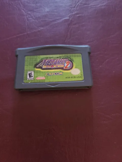 Mega Man Battle Network 2 GBA Cart Only! Tested! Saves!