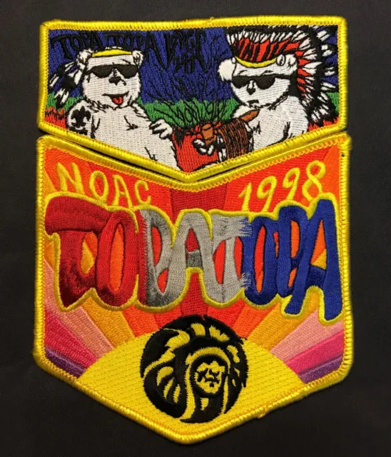 Topa Topa Oa Lodge 298 Bsa Ventura County Council Ca Flap Noac 1998 2-Patch