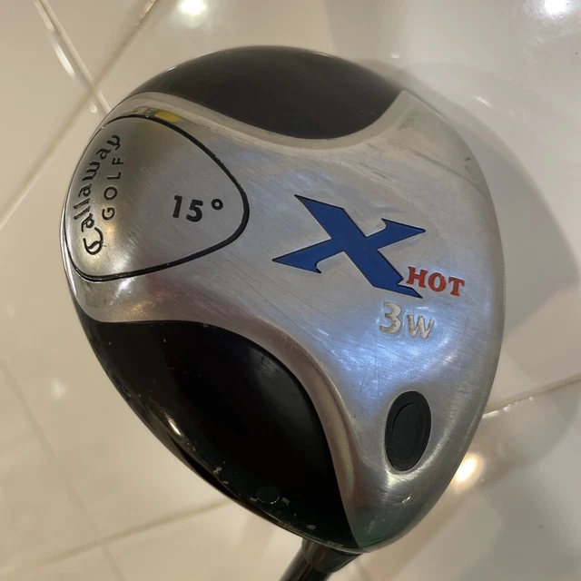 RH 15° Callaway X Hot 3 Wood Fairway Wood Golf Club Fujikura Banzai R-Graphite