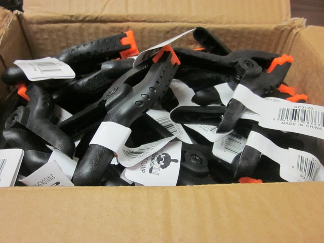 Lot Of ~30~ G Industrial 3" Nylon Spring Clamps Sc3120 Clip Flex Pads 1-5/8" Jaw