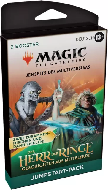 Magic: The Gathering Herr der Ringe Mittelerde Jumpstart-Booster 2er-Pack NEU