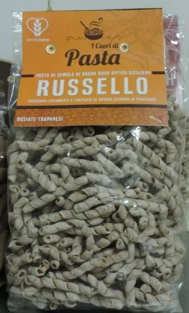 Pasta busiate trapanesi di grano antico Siciliano Russello  500 g