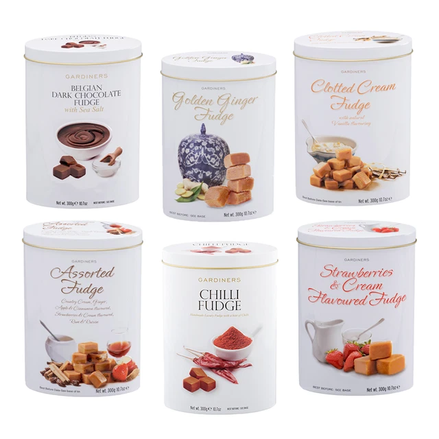 Gardiners of Scotland - Lussuosa collezione caramelli fatti a mano in latta 300 g
