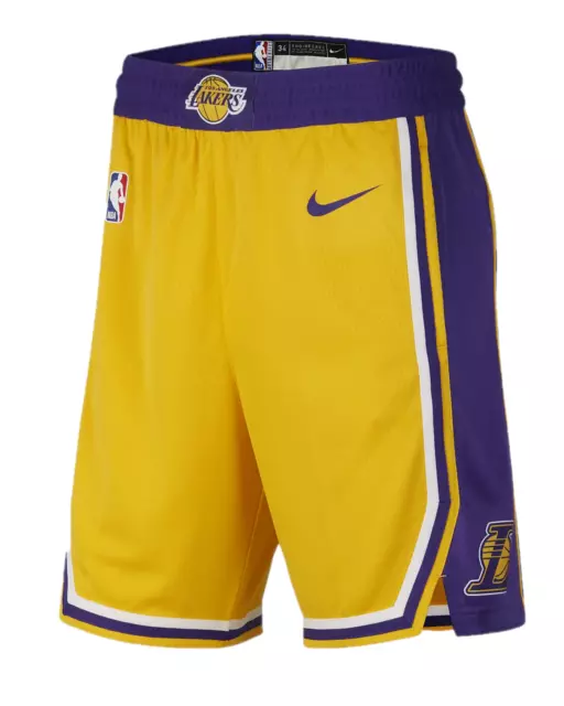 Pantaloncini Los Angeles Lakers (taglia 14-16y) per bambino NBA Nike Icon Edition - Nuovi