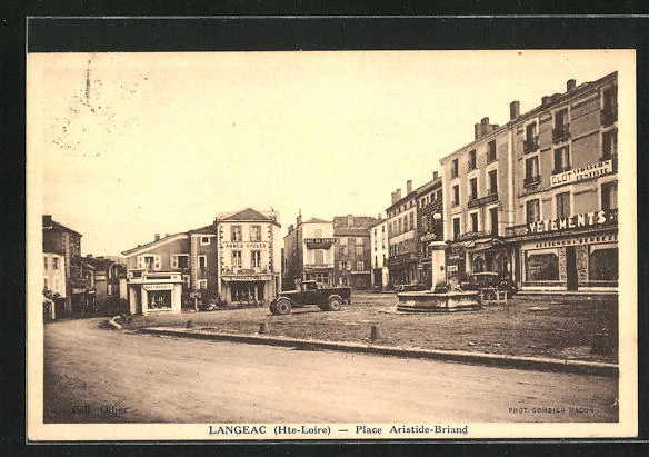 CPA LANGEAC - L'ALLIER (517837