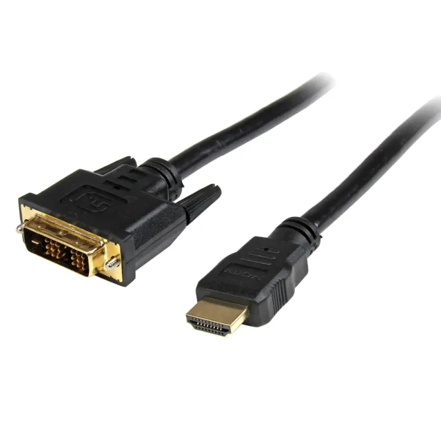 StarTech.com 2m HDMI to DVI D Adapter Cable - Bi-Directional - HDMI to DVI or DV