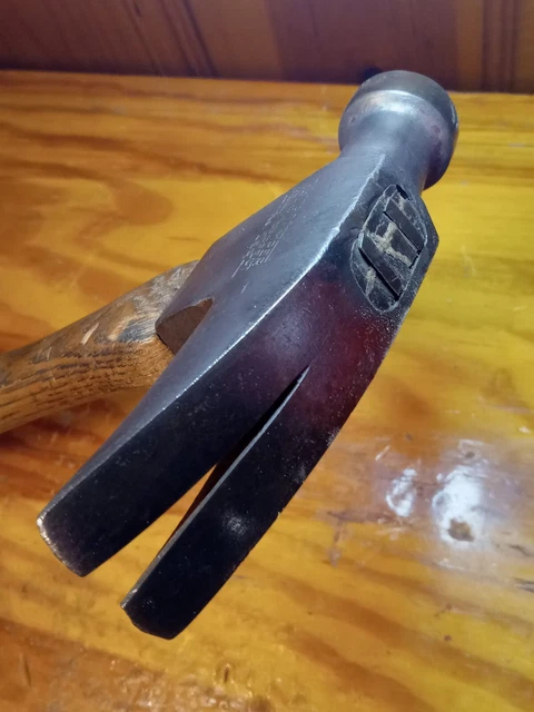 Vintage TRUE TEMPER Kelly Perfect 16R Claw Hammer Original Handle NICE 11