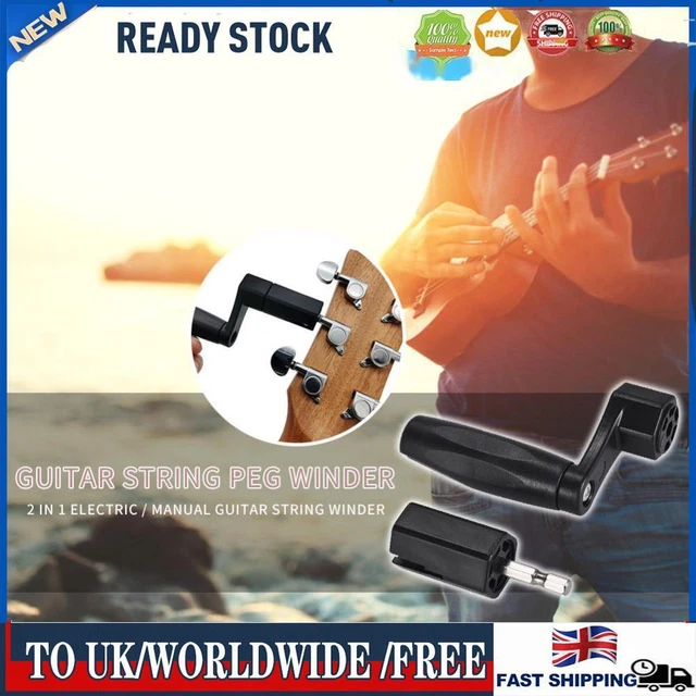 Guitar String Winder Bridge Pin Remove Peg Puller Electric Screwdriver Drill Bit
