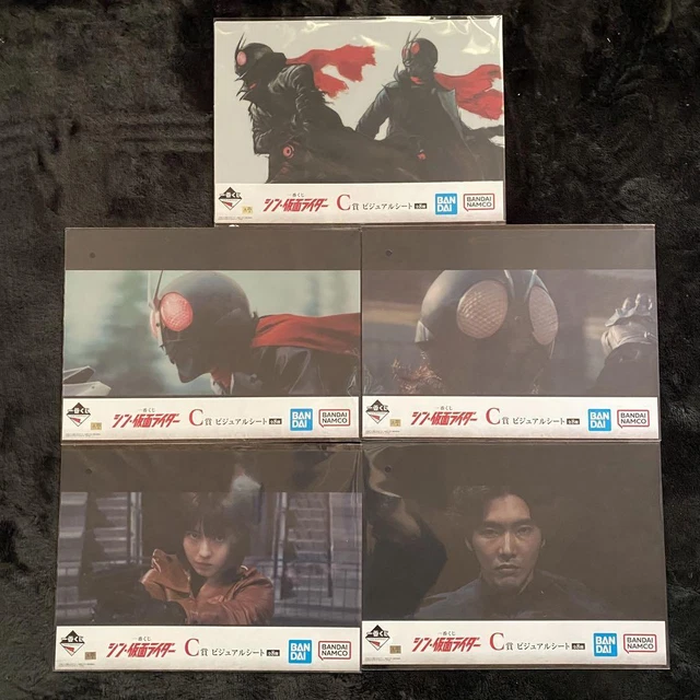 SHIN KAMEN RIDER Ichibankuji Prize Visual Sheet Types Set EUR 39,05 ...