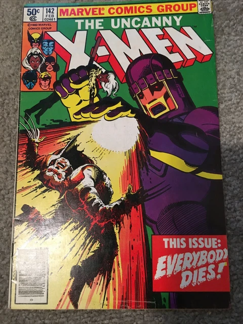 UNCANNY X-MEN #142 MARVEL COMICS 1981 DAYS OF FUTURE PAST *see description* UNCANNY X-MEN #142 MARVEL COMICS 1981 DAYS OF FUTURE PAST *see description*