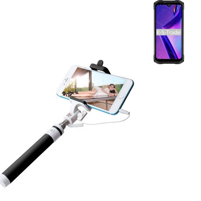 Perche Selfie Télescopique Monopied Pour Huawei P30 - Neuf K-S-Trade, Connexion Jack 3.5mm