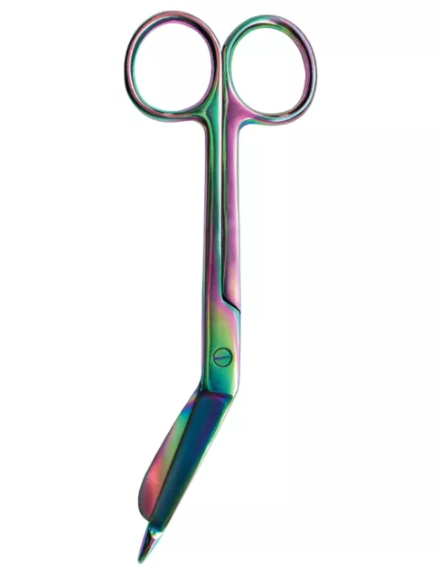 Prestige Medical Lister Bandage Scissor  5.5"  RAINBOW FINISH  * Model 53-RAI