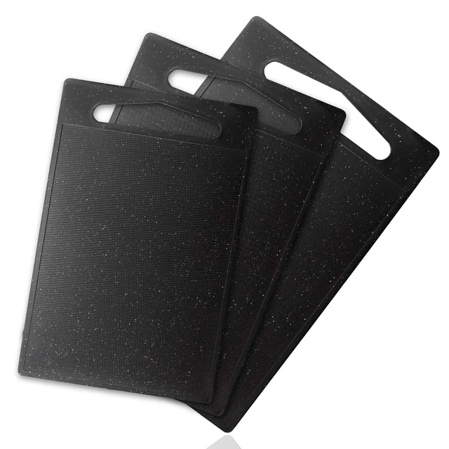 Lot de 3 planches à découper, matériau alimentaire PP, planches à Lot de 3 planches à découper, matériau alimentaire PP, planches à