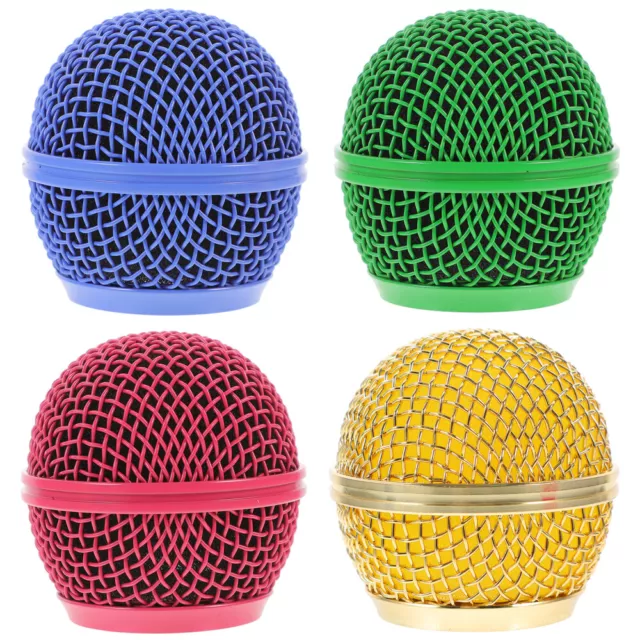 4 pezzi pezzi pezzi di ricambio griglia microfono, griglia microfono mesh, accessori microfono