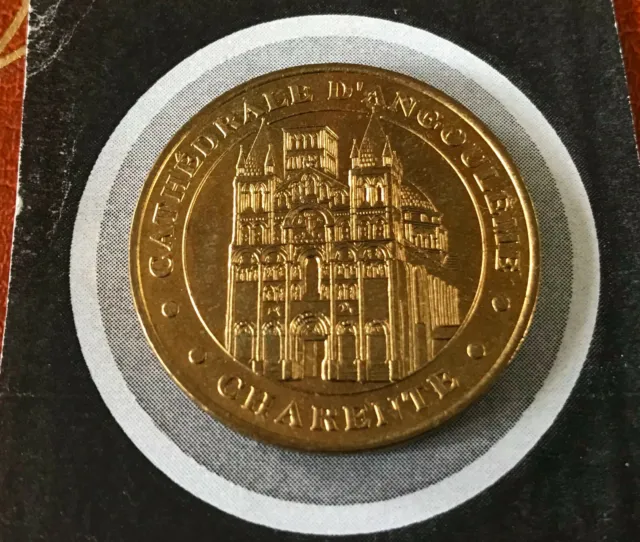 Monnaie De Paris Medaille Jeton Touristique Evm Mdp Cathedrale D'angouleme 2003