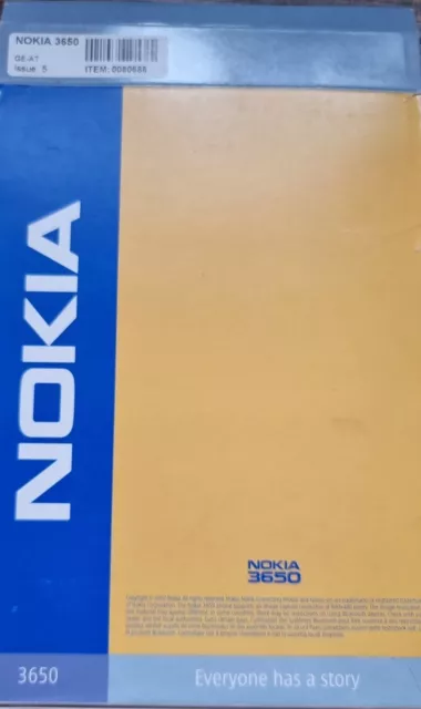 Nokia 3650 manual, instrucciones rápidas y CD-ROM 2