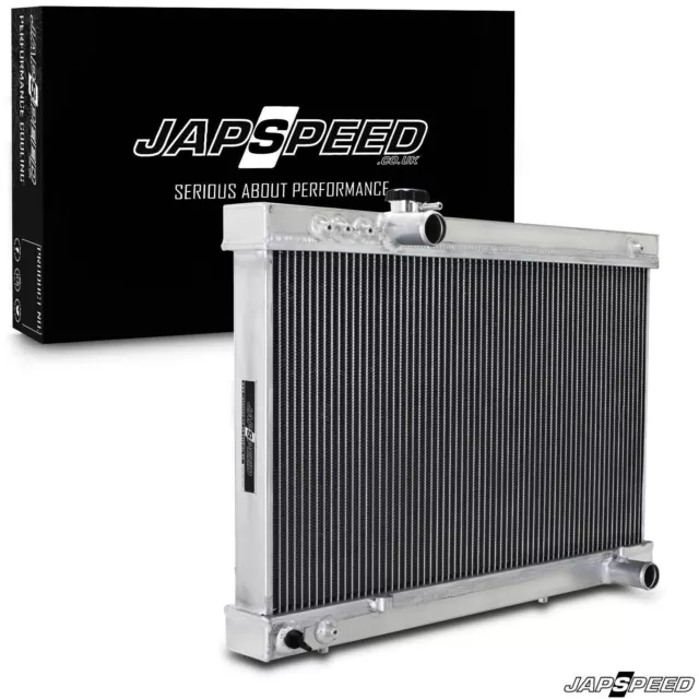 Japspeed High Flow Aluminium Race Radiator Rad For Toyota Supra Jza70 Mk3 Manual