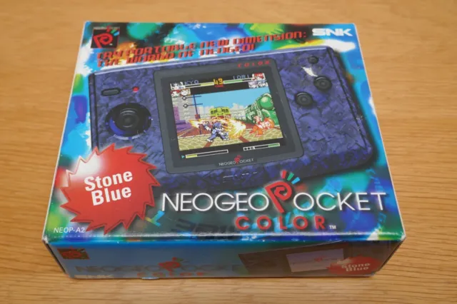 Neo Geo Pocket Color - Stone Blue - Boxed -  Near Mint Condition