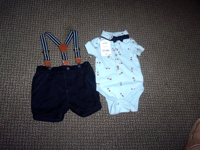 BNWT "Next" Baby Boys Cute Short Set Size 0-3 Months~ Special Occasion~