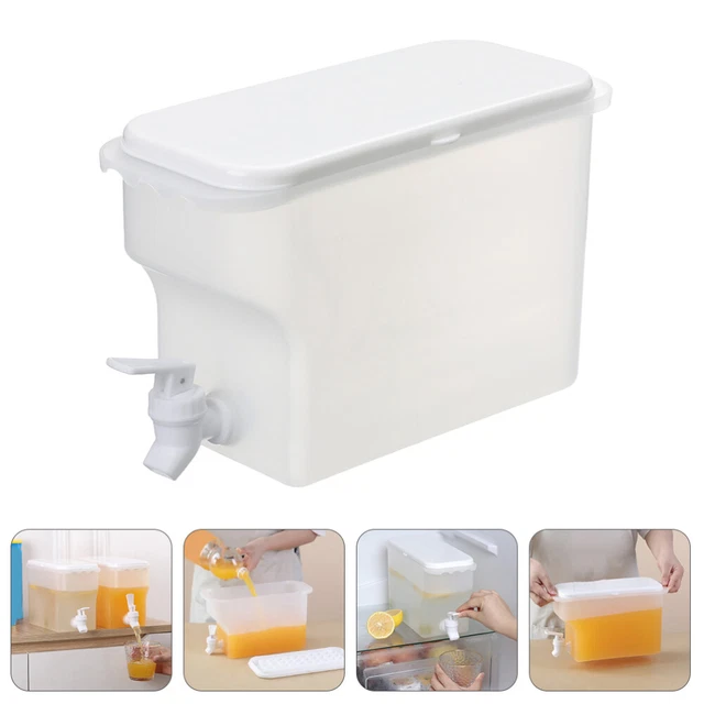 Distributeur De Boisson Pour Réfrigérateur - Réservoir à Jus Spigot - Grande Chaudière Froide De 4,5 L - Avec Robinet Et Filtre - Pour Barbecues, Fêtes Au Bord De La Piscine