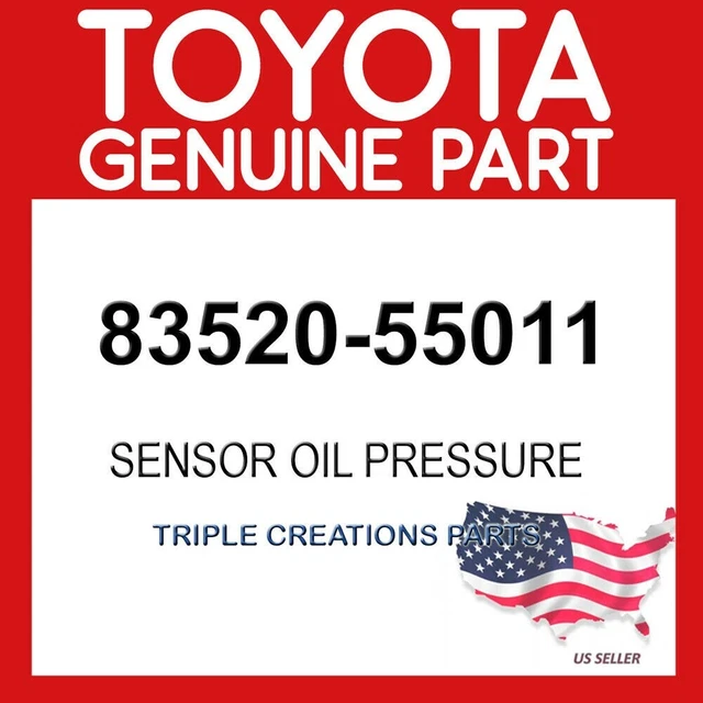 VÉRITABLE ÉMETTEUR DE pression d'huile Toyota 83520-55011 OEM EUR 70,02  PicClick FR