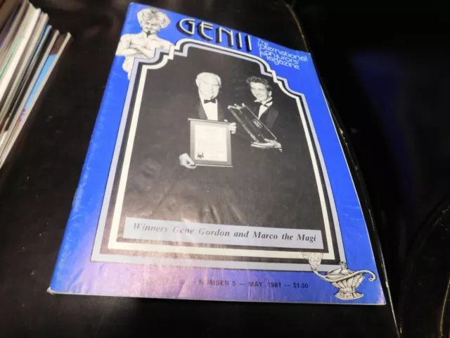 Genii Conjurors' Magic Magazine Magician Gene Gordon Marco The Magi May 1981