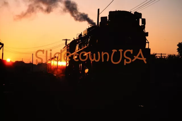 Vtg 1980's Original Photo Train Slide 765 Steam Engine Nickel Plate Road X2N044