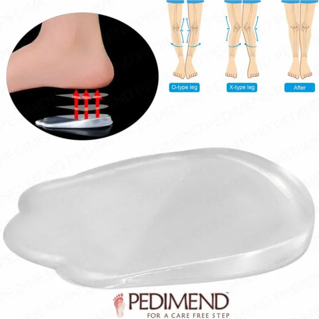 PEDIMEND™ 2 piezas almohadillas de tacón de silicona insertos de zapatos corrección de postura tazas de gel