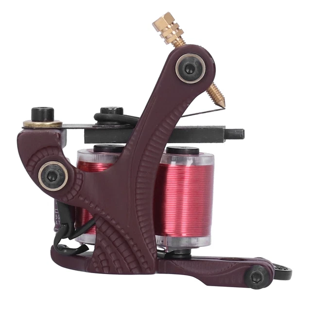 (ZZ065-5)Coil Tattoo Machine Casting Powerful 10 Coils Liner/Shader Machine