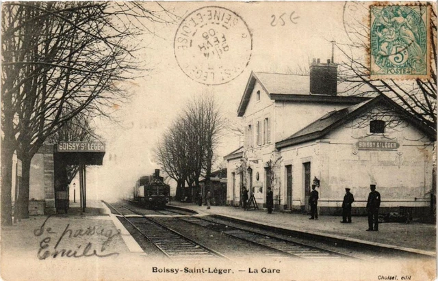 CPA AK BOISSY-SAINT-LEGER La Gare (600434)