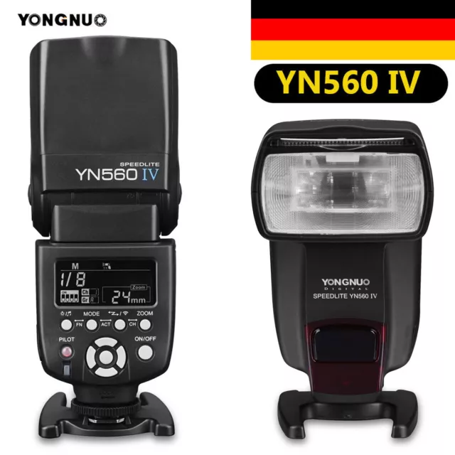 YONGNUO YN-560 IV Speedlite flash flash para cámara Canon Nikon Sony Pentax
