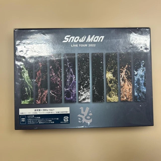 SNOW MAN LIVE TOUR 2022 Labo Blu-ray Sleeve Case Japan £33.58