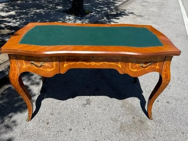 Antique Style Italian Walnut Writing Desk