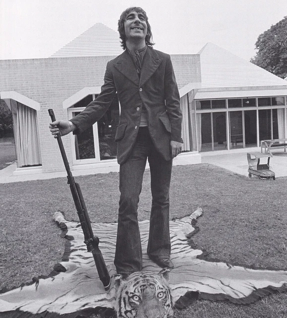 Keith Moon (The Who) At Home, 1970s - Miniature Poster/Book Clipping