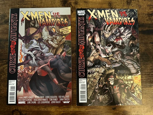 X-Men vs Vampires 1-2 Complete Series Full Run Curse of the Mutants Marvel Comic